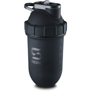 Shakesphere Tumbler Steel Protein Shaker Bottle Keeps Hot Drinks Hot & Cold Drinks Cold 24 oz, Matte-Black