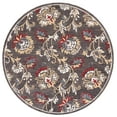 thumbnail image 2 of SAFAVIEH Blossom Ormonde Floral Area Rug, Dark Grey/Yellow, 6' x 6' Round, 2 of 9