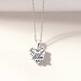 thumbnail image 3 of Lab Grown Diamond Pendant Necklace For Women | 1 Carat IGI Certified Heart Shape FG-VS | Solitaire Pendant Necklace 18K White Gold | Martina Solitaire, 3 of 6