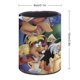 thumbnail image 2 of Alicia en el País de las Maravillas-theme Cylinder Pen Holder Pencil Organizer with Flannel Lining PVC Leather Material Cardboard Base for study work 10*8CM, 2 of 6