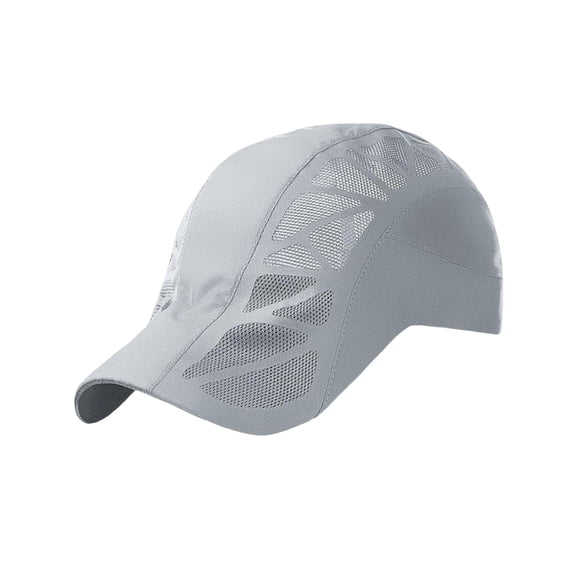 Gorros para el Sol Yuyangstore Gorra de Malla de Béisbol Secado Rápido Gris Claro