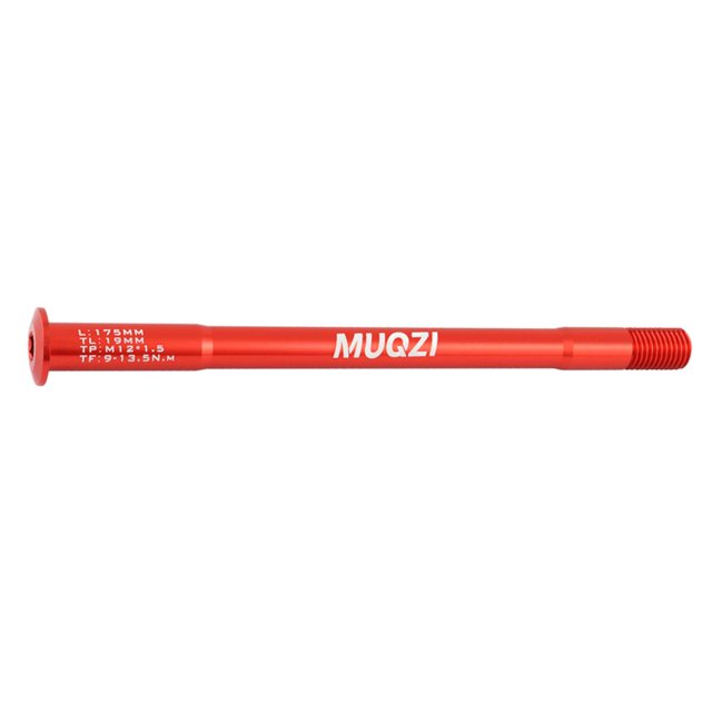 Fourche avant par Essieu, Remplacement d'Essieu de Roue Réparation, Alliage d'Aluminium, Durable, Couleur Rouge L 175mm