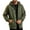 Green, variant on Cardigan Sweaters For Men Hooded Long Sleeve Thick Knit Sweater Loose Fit Warm Button Front Tops With Big Pockets