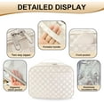 thumbnail image 3 of Mziart Insulated Lunch Bag for Women, Cute Bento Lunch Box Containers Reusable PU Leather Portable Lunch Tote Lunch Cooler for Work Picnic Travel (White), 3 of 9