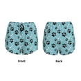 thumbnail image 3 of KLL Cute Dog Footprints Pattern Shorts Women,Athletic Shorts High Waisted Running Shorts Pocket Sporty Short Gym Elastic Workout Shorts-X-Large, 3 of 7