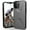 Silver, variant on UAG iPhone 12 Mini Case [5.4-inch screen] Sleek Ultra-Thin Shock-Absorbent Civilian Protective Cover, Eggplant