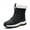 Black, variant on Womens Winter Snow Boots Warm Fur Lined Mid-Calf Boots Comfortable Outdoor Anti-Slip Walking Shoes