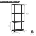 thumbnail image 2 of Costway 4-tier Étagère de Rangement Unité Étagères de Garage Polyvalentes Faites par Italie, 2 of 10