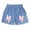 #0219-Blue, variant on Cowsor Girls Summer Elastic Waist Denim Shorts Trendy Cute Comfortable Bottoms For School Play 2-11 Years Old