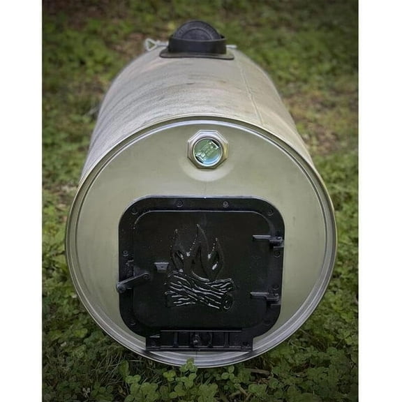 BSK1000 Barrel Camp Stove Kit, Medium, Black