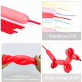 thumbnail image 5 of 50/100pcs 260 Balloons Long Modelling Balloons for Kids Birthday Decoration, 100% Biodegradable Latex Balloons, Safe and Non-Toxic, Perfect for Party Decorations, Arts and Crafts, 5 of 6
