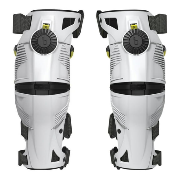 Mobius X8 Knee Braces White/Acid Yellow XXS