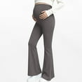 thumbnail image 5 of YHAJDS Maternity Women's Straight Leg Jeans Pregnancy Pants Stretch Over The Belly High Waist Casual Jeans, 5 of 5