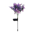thumbnail image 2 of Lámpara solar decorativa de jardín para exteriores con estaca – Iluminación LED con forma de flor para patio, ideal para caminos, jardines, césped o decoración de bodas., 2 of 6