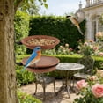 thumbnail image 2 of Bird Feeder With Adjustable Large Capacity Holder For Outdoor Garden, 2 of 7