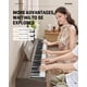 thumbnail image 5 of Piano digital Donner DDP-60 de 88 teclas para principiantes con soporte gris, 5 of 7