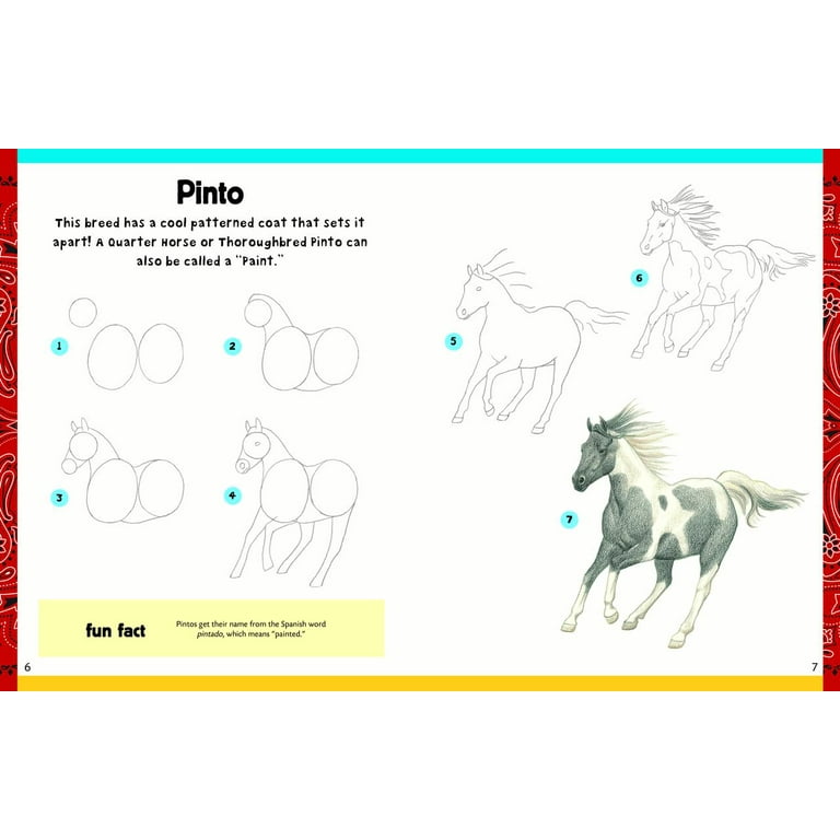How To Draw A Horse Step By Step Instructions