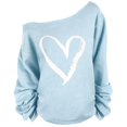 thumbnail image 4 of MuXiKeJi Clothes Valentine Heart Shirt for Women Cute Love Graphic Shirt Casual Long Sleeve Top Valentine Romantic Gift, 4 of 4