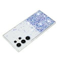 thumbnail image 3 of Luminous Case for Samsung Galaxy S24 Ultra, Glow in the Dark Fluorescent Glitter Case for Women Girls, Bling Sparkle Lightweight Slim Shockproof Protective Phone Cover for Galaxy S24 Ultra, Purple, 3 of 6