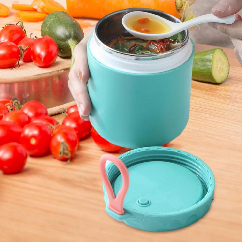 500ml Stainless Steel Thermos Funtainer Food Jar Mug With Spoon For Soup,  Lunch, And More From Homeindustry, $3.77