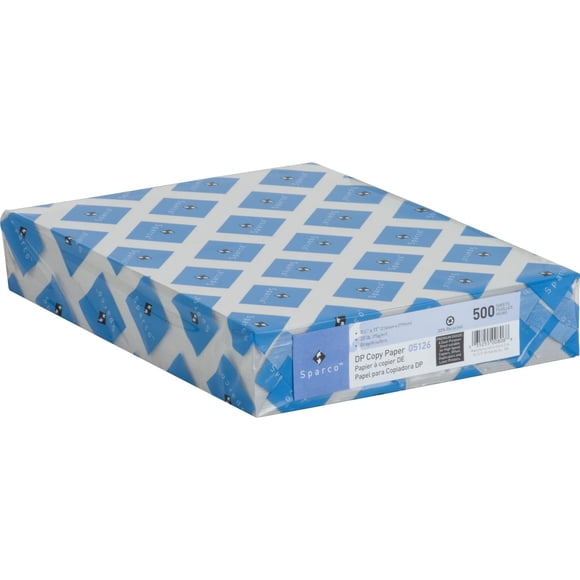 Papel de copia Sparco Premium de 20 libras, 8,5 x 11, 500 hojas, gris