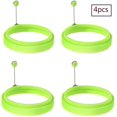 thumbnail image 2 of 4pcsFried Egg Mold For Frying Pan Egg Rings Silicone Pancak, 2 of 5