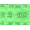 thumbnail image 1 of Ahgly Company Indoor Rectangle Abstract Emerald Green Modern Area Rugs, 2' x 3', 1 of 4