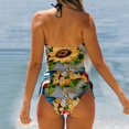thumbnail image 3 of YDLCAFD Easter Women's Swimwear Tankini 2 Piece Normal Swimsuit Backless 2 Piece Printing Adjustable Print Multi Color Padded Strap Bathing Suits Fascinating Vacation Beach Wear, 3 of 5
