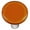Burnt Orange, variant on Hot Knobs HK1033-KRA Dark Metallic Blue Round Glass Cabinet Knob - Aluminum Post