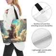 thumbnail image 3 of Easygdp Sunshine Cloud Cute Cat Bolsas Tote para Mujer, Bolsos de Hombro para Viaje, Bolsos de Mano de Gran Capacidad para Compras y Trabajo, 3 of 8