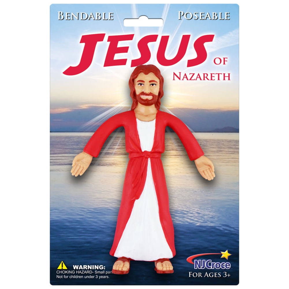 Jesus Of Nazareth Bendable Figure Christ Bible Novelty Catholic 5.5 Inch