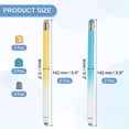 thumbnail image 2 of Uxcell Stylus Pens for Touch Screen, 2 in 1 High Sensitivity Universal Pen Blue Yellow, 2 of 7