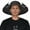 Black, variant on HOMEYA Solar Fan Sun Hat, Wide Brim Outdoor Camping Fishing Hat with 2 Fans, 3 Speeds Adjustable for Men Women - Black