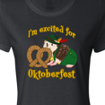 thumbnail image 4 of Inktastic I'm Excited for Oktoberfest with Cute Hedgehog Women's T-Shirt, 4 of 5