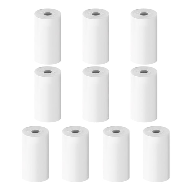 5/10 rollos de papel térmico para impresora fotográfica instantánea para niños, ecológico, sin olor, universal, fácil de usar.