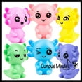 thumbnail image 4 of 24 Cute Colorful Tiny Axolotls Figurines - Mini Toys - Small Novelty Prize Toy - Party Favors - Gift, 4 of 4