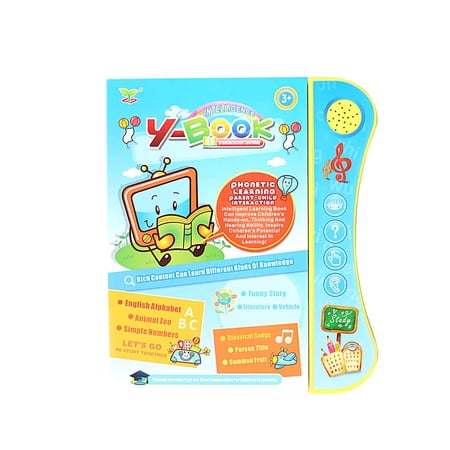Kids Early Learning Sound Book Children English Letters Words