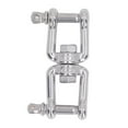 thumbnail image 4 of Grillete de anillo a presión Bling Bling Grillete de doble mordaza de Acero inoxidable 304 Conector de anclaje de mordaza, 4 of 12