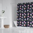 thumbnail image 2 of Pioneer Flower Floral Print Pattern Shower Curtain 72"x72", Bathroom Decorative Shower Curtain Set with 12 Hooks, Waterproof Washable, 2 of 6