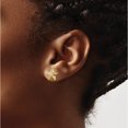 thumbnail image 3 of 14K Yellow & Rhodium W/Rhodium Starfish Post Earrings (Width 11.9) (Length 11.9) - Jbsp, 3 of 5