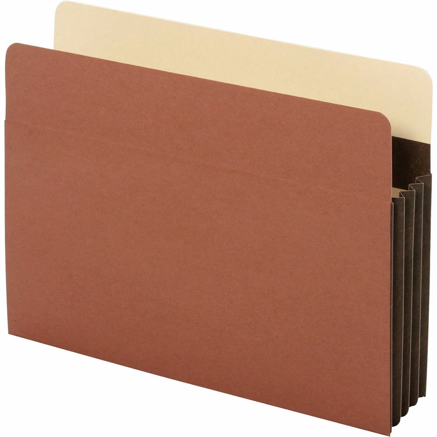 Globe-Weis C1525EHD Wide 3 1/2 Inch Expansion Accordion Pocket, Letter, Redrope, 10/Box