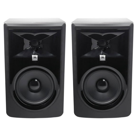 (2) JBL 306P MkII 6" 2-Way Powered Studio Reference Monitors Monitoring Speakers