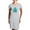 Heather Gray, variant on - I Wear Teal For My Aunt - Women's Nightshirt