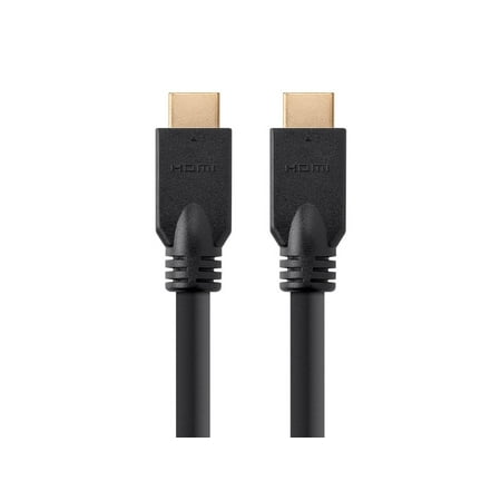 Monoprice Hdmi Cables - Monoprice Commercial Series High Speed HDMI Cable, 1080p @ 60Hz, 10.2Gbps, 24AWG, CL2, 50ft, Black