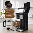 thumbnail image 6 of Kuhitley 12 Cup Drip Coffee Maker, 950W Automatic Coffee Machine with Programmable Timer, Strong Brew, 2-Hour Keep Warm & Auto Shut Off, 1.8L for Home Kitchen Daily Use,Black，CM-135ES2, 6 of 11