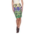 thumbnail image 2 of Women's Colorful Paisley Printed Pencil Skirt, 2 of 3