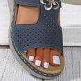 thumbnail image 3 of Platform Flip Flops for Women: Comfortable Sandals for Women Walking Summer Slip on Bunion Sandals Women's Wedge Sandals Platform: Comfortable Dressy Summer Casual Low Heels Women Sandals, 3 of 8