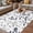 Navy blue, gray, variant on Grey Pink Botanical Outdoor Rug for Patio/Deck/Porch, Non-Slip Large Area Rug 5 x 7 Ft, Watercolor Spring Floral Summer Leaf Indoor Outdoor Rugs Washable Area Rugs, Camping Rug Carpet Runner