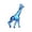 Blue, variant on ‌WYZCTTD 1pcs 4.7in Crystal Giraffe Figurines Ornament,Animal Ornament for Home Decor,Home Decorations for Birthday Gift ，Transparent and colorful