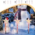 thumbnail image 1 of Solar Christmas Lights Outdoor - 3-in-1 Snowflake & Tree Garden Decor with Multiple Lighting Modes, 1 of 8